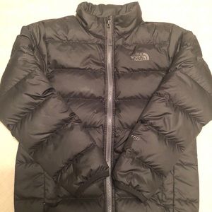 Boys the north face 550 puffer jacket down filled